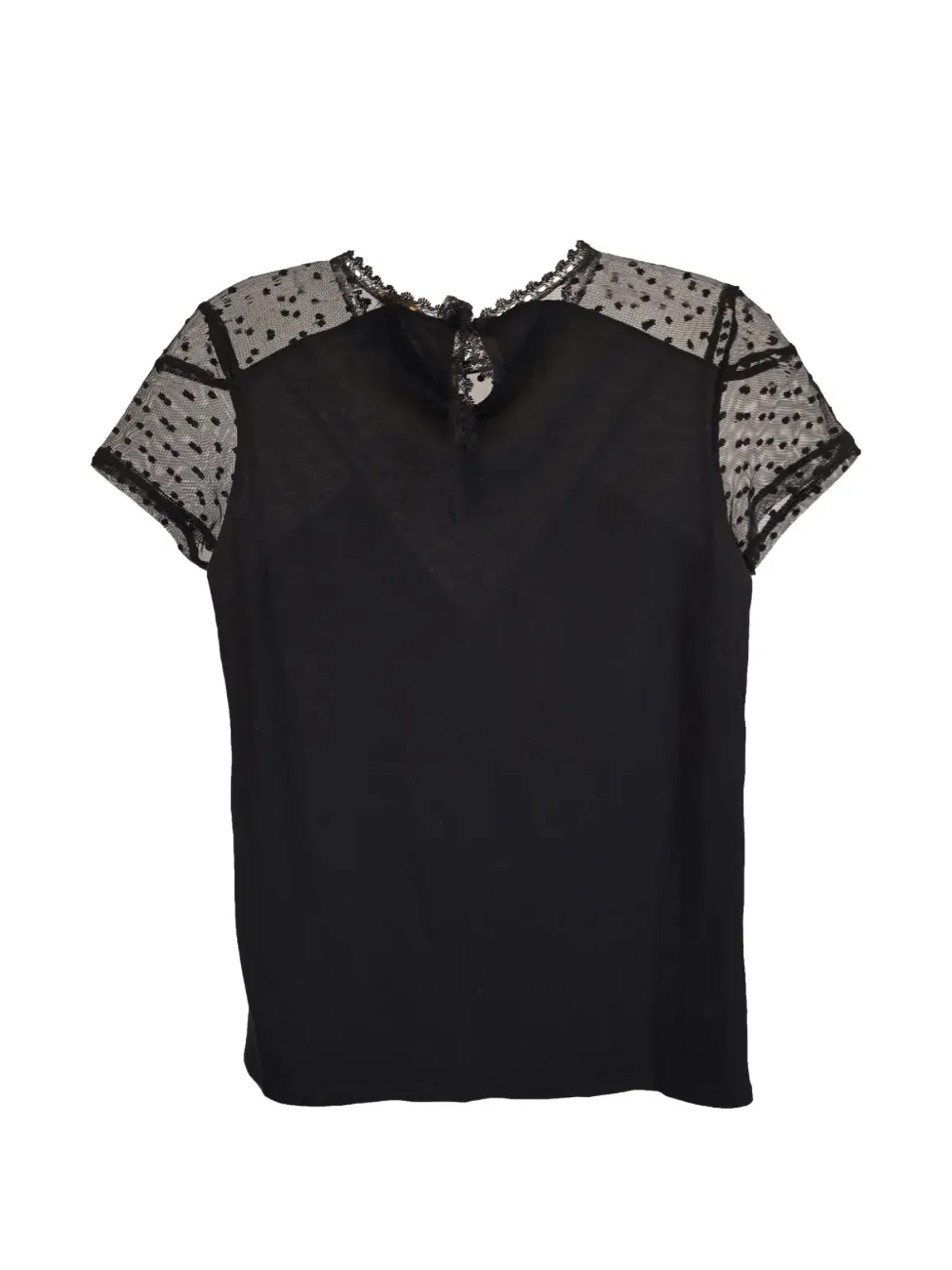Maje Tribor sheer-detail top - Black - 画像2