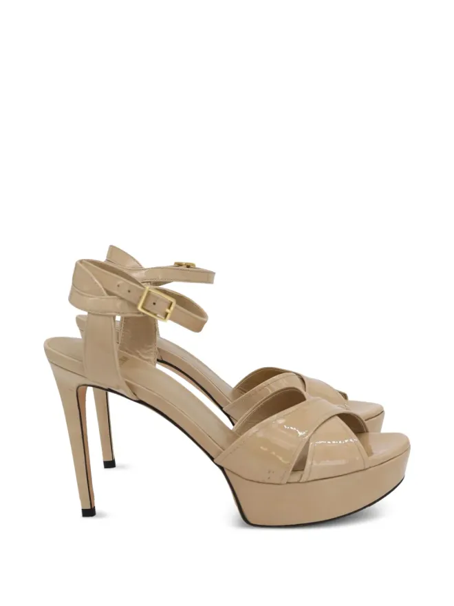 Stuart Weitzman Stuart Weitzman クロスオーバー・ストラップ・プラットフォームサンダルの商品画像