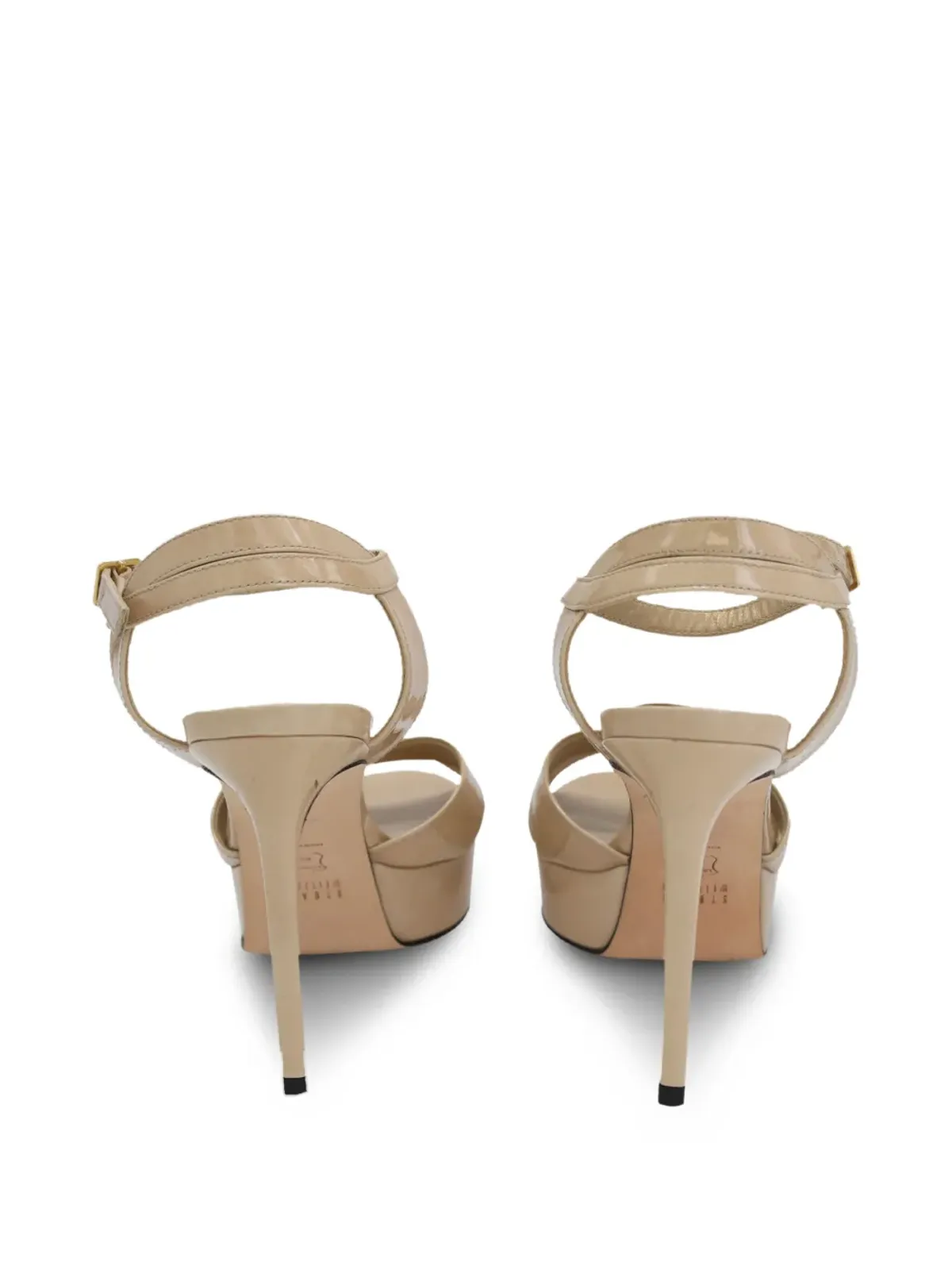 Stuart Weitzman クロスオーバー・ストラップ・プラットフォームサンダル - 画像3
