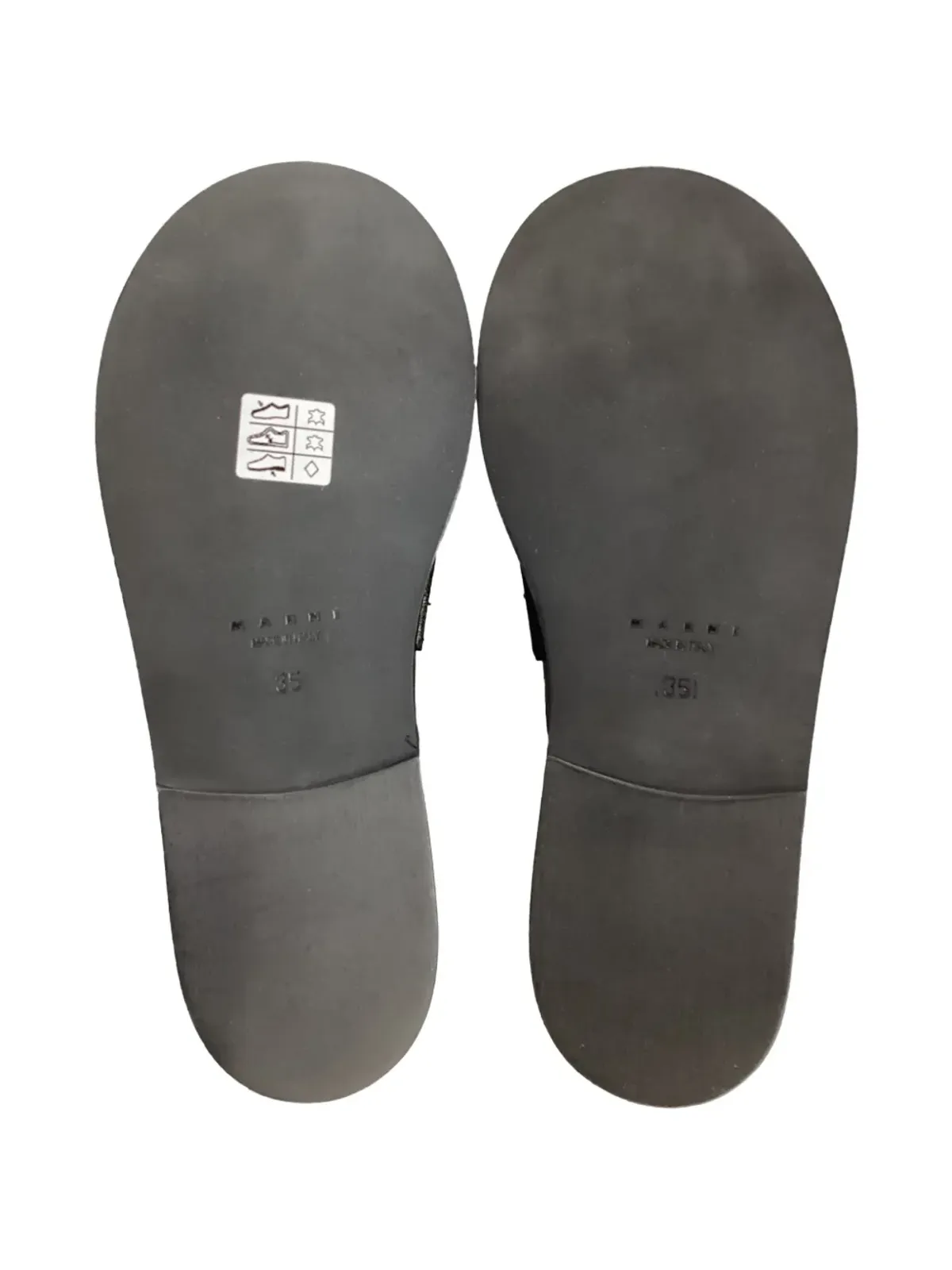 Marni Pre-Owned レザー ミュール - 画像5