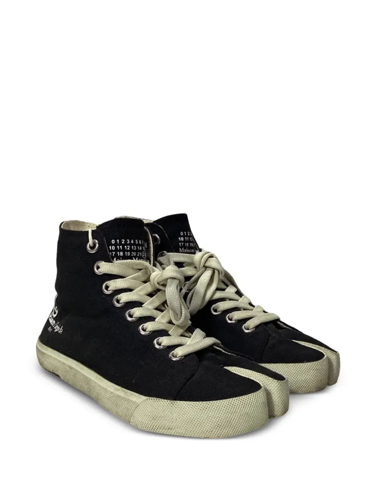 Maison Martin Margiela Pre-Owned タビ ハイトップ スニーカー - 画像2