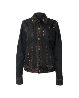 Givenchy Pre-Owned 宝石装飾コットンジャケット（ブラック） - サムネイル1