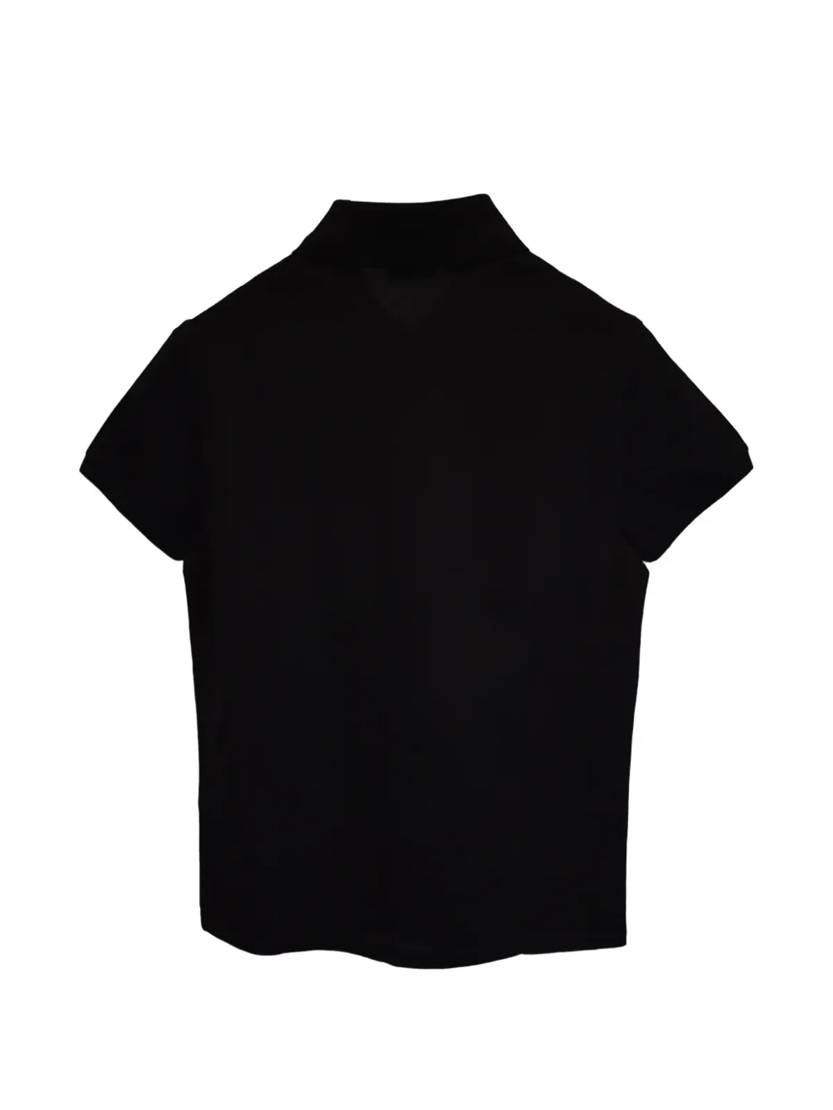 Saint Laurent Pre-Owned Cassandre ロゴ ポロシャツ ブラック - 画像2