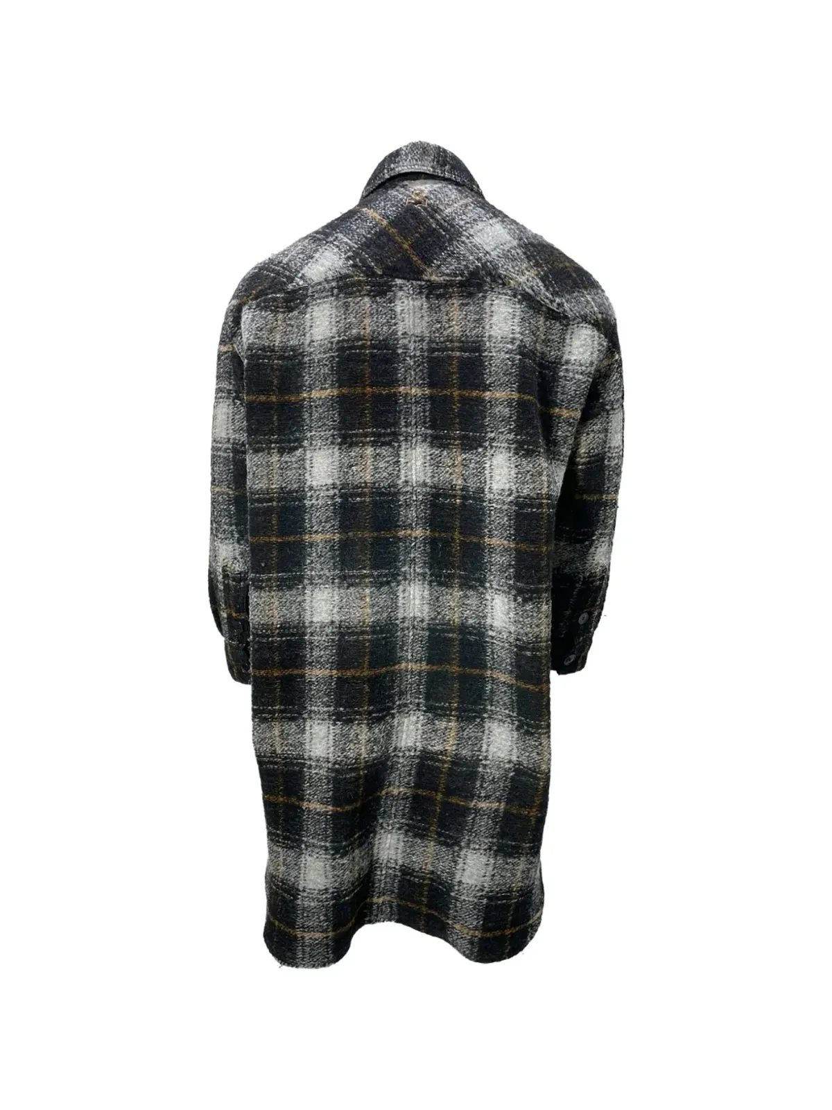 Isabel Marant Vintage チェック柄ボタン留めシャツジャケット - ブラック - 画像2