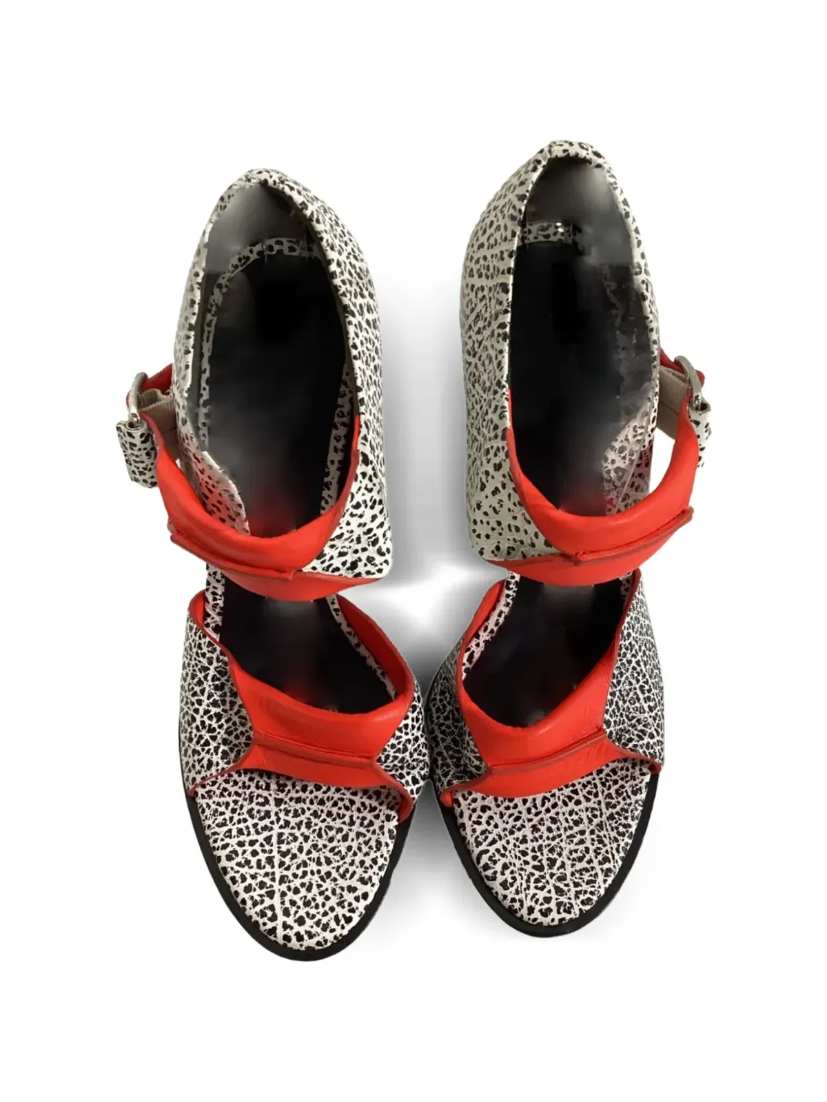 Pre-Owned Alexander Wang コントラストトリムサンダル - 画像4