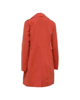 Michael Kors Vintage シングルブレスト コットン トレンチコート - オレンジ - サムネイル2