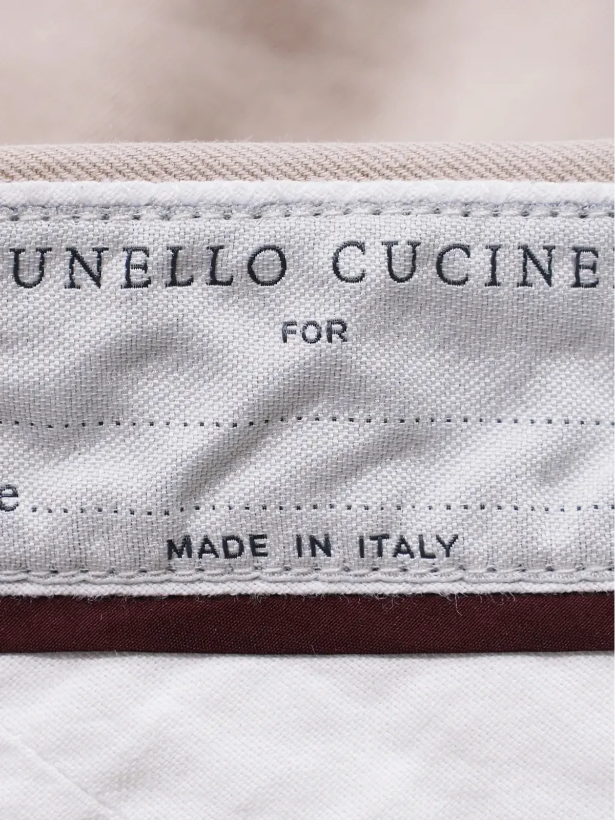 Brunello Cucinelli Vintage ベルトループパンツ - 画像4