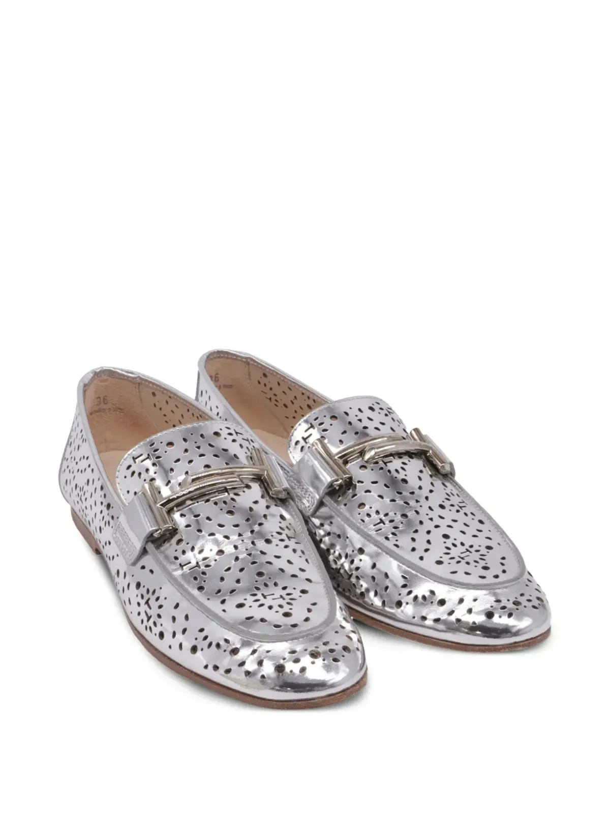 Tod's Vintage メタルハードウェア ローファー - 画像2