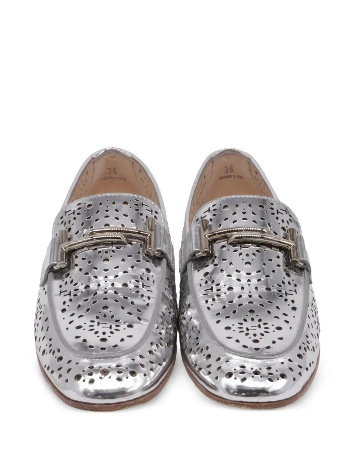 Tod's Vintage メタルハードウェア ローファー - 画像3