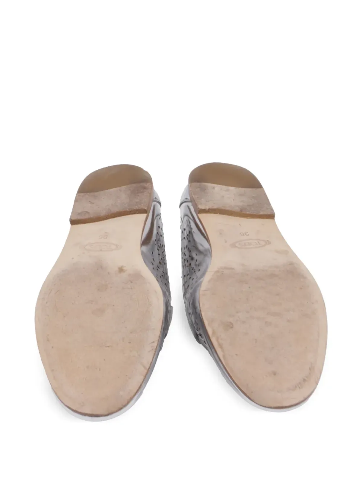 Tod's Vintage メタルハードウェア ローファー - 画像4