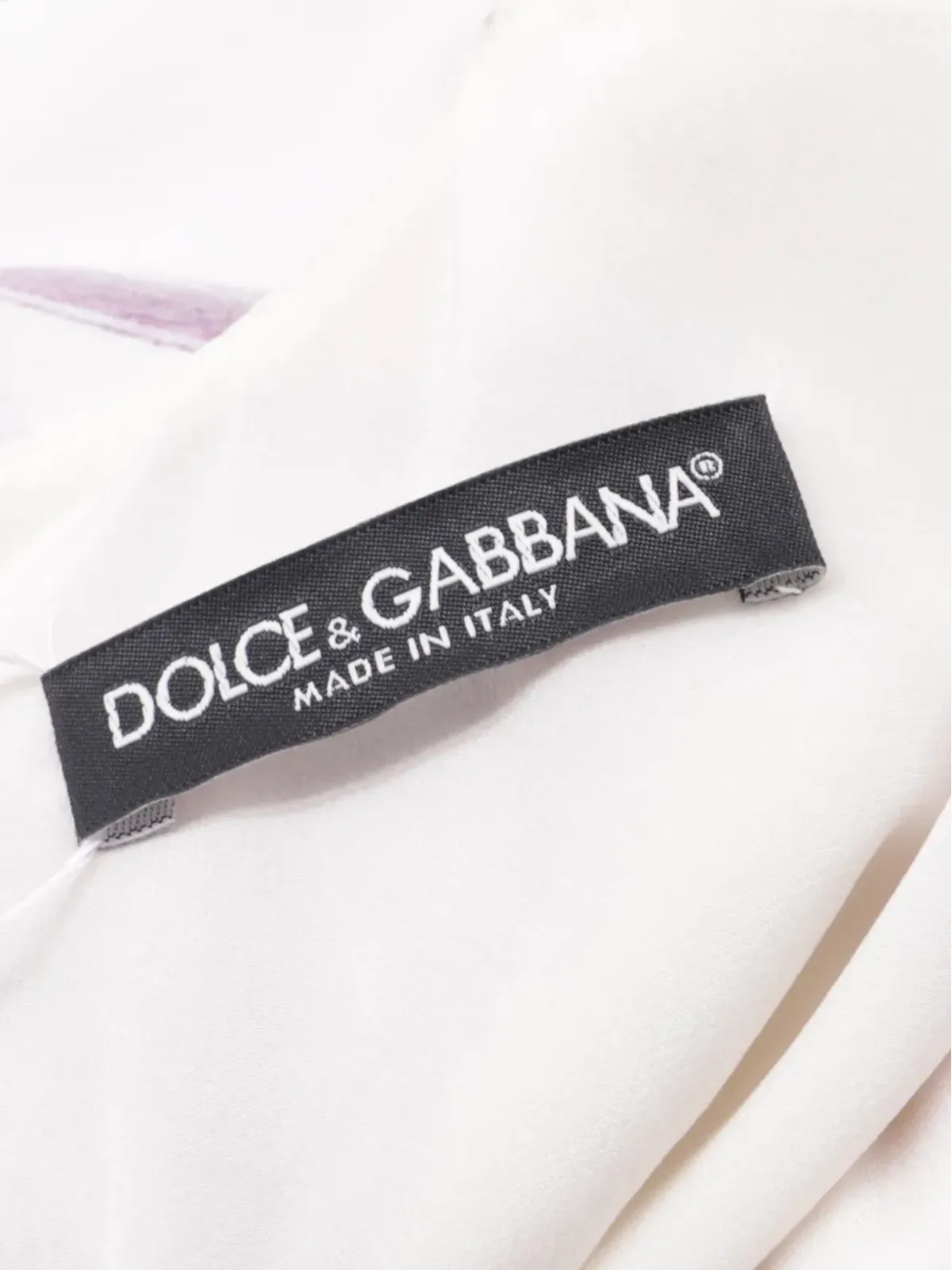 Dolce & Gabbana ヴィンテージ ブラシストロークプリント ミニドレス - ホワイト - 画像5