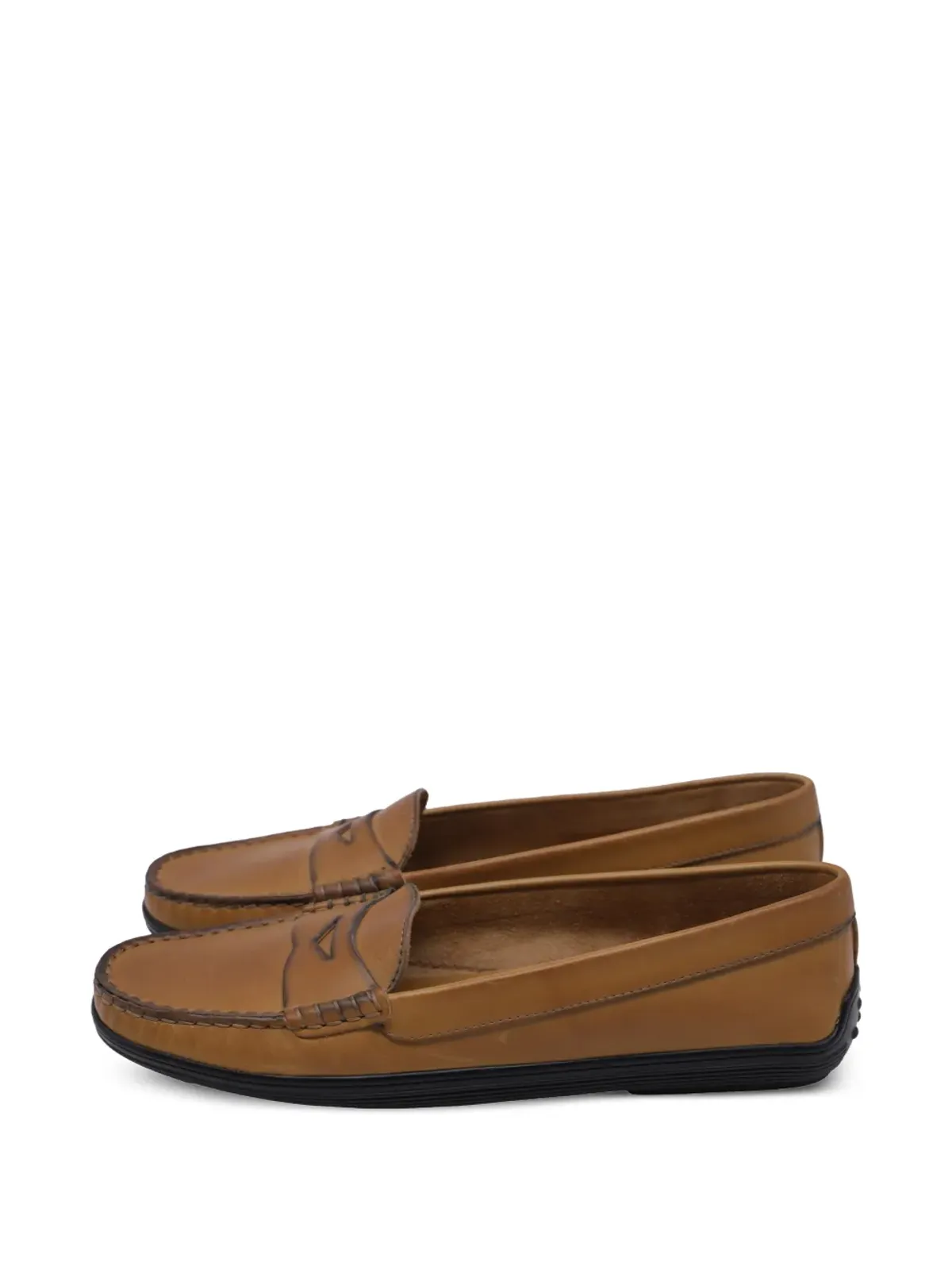 Tod's Vintage レザー ペニーローファー - 画像3