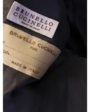Brunello Cucinelli Vintage シングルブレストブレザー - グレー - サムネイル3