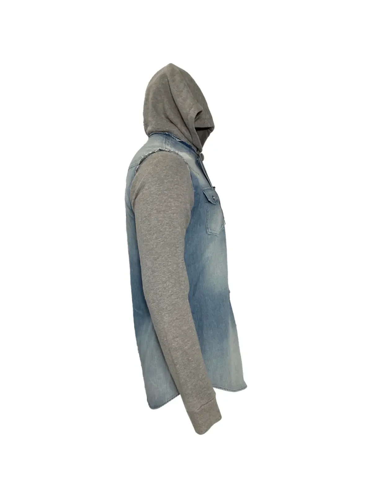 Balmain Pre-Owned フード付きデニムジャケット - 画像2