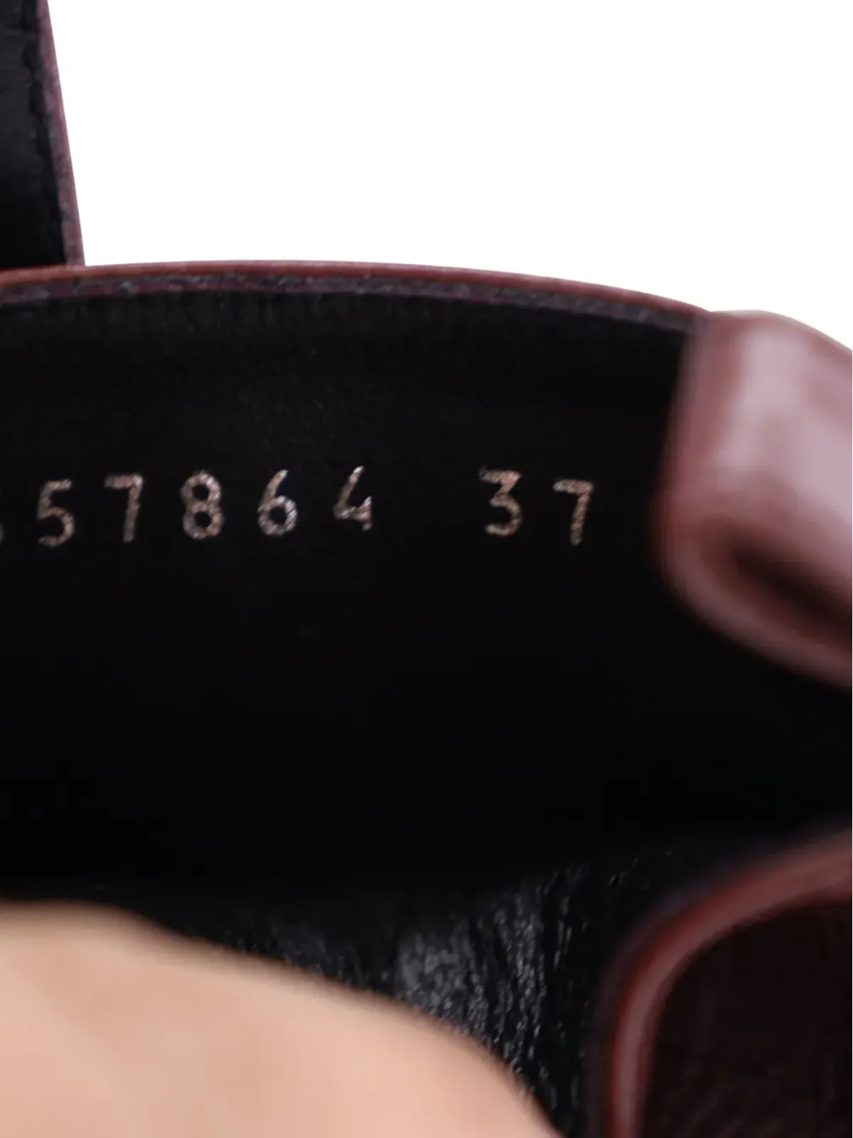 Balenciaga Pre-Owned ベルト付きレザー アンクルブーツ - Brown - 画像5