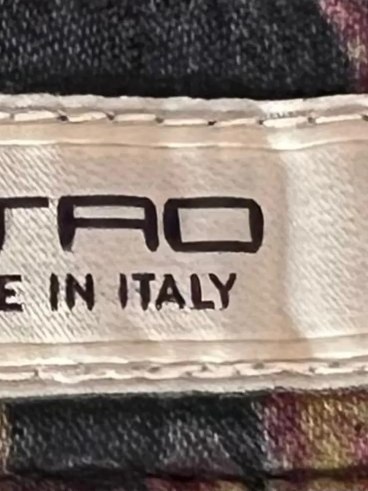 Etro Vintage プリント柄シルク長袖ブラウス - 画像4
