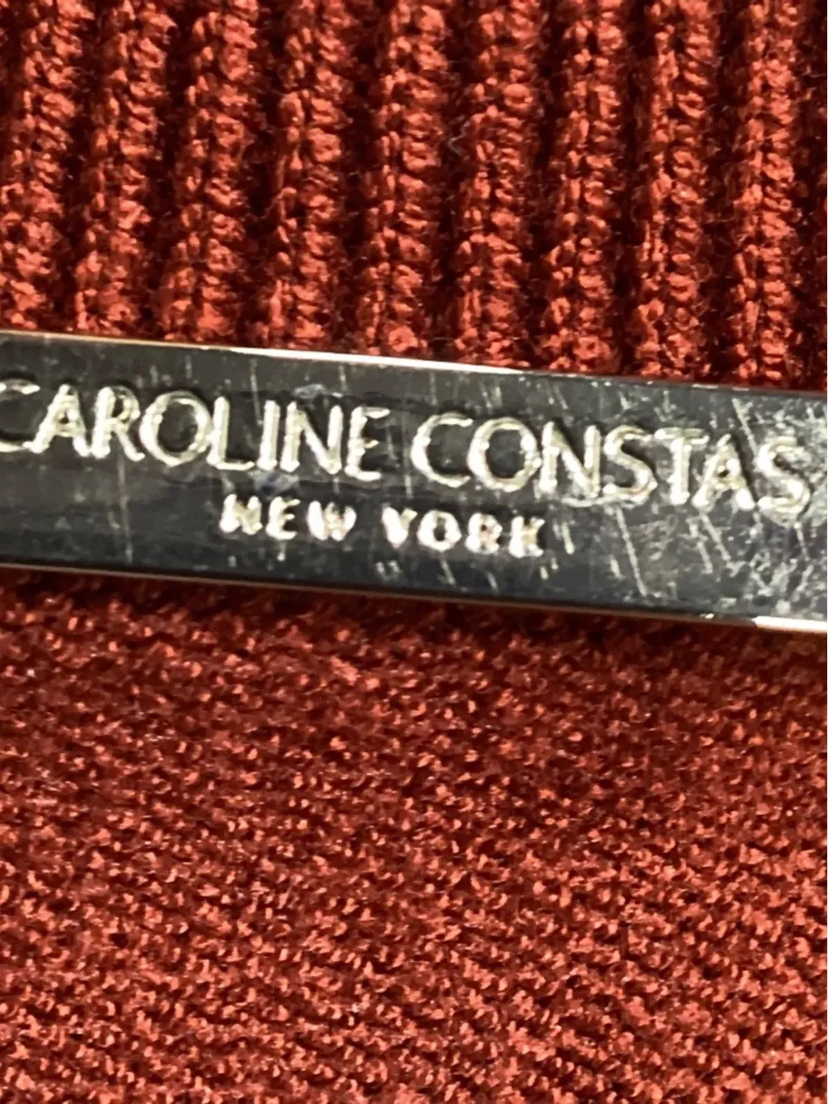 Caroline Constas Ivy high-neck top - Brown - 画像4