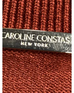 Caroline Constas Ivy high-neck top - Brown - サムネイル4