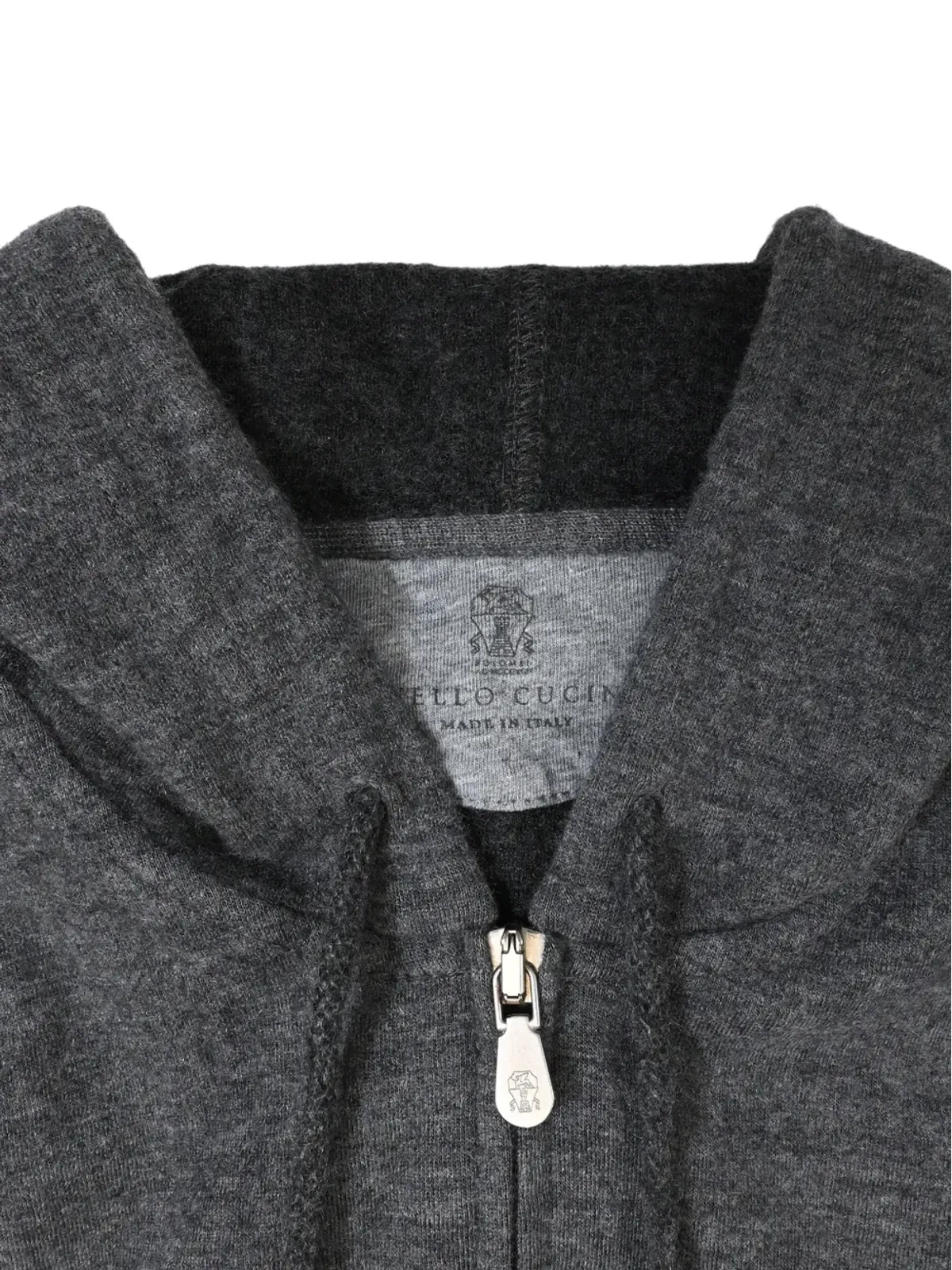 Brunello Cucinelli Vintage ダブルジッパー・スウェットシャツ - 画像4