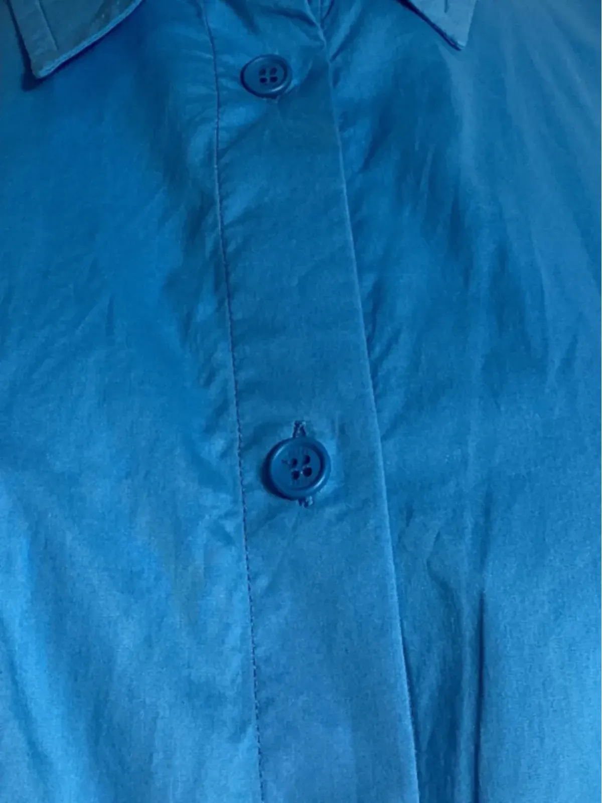 Fendi Pre-Owned ブルーのクロップドシャツ - 画像4