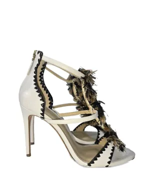 Alexandre Birman フリンジ付きヒールサンダル - サムネイル1
