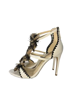 Alexandre Birman フリンジ付きヒールサンダル - サムネイル3