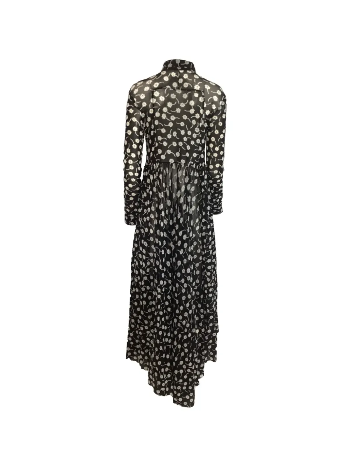Jil Sander Pre-Owned 花柄プリントのシャツドレス - 画像2