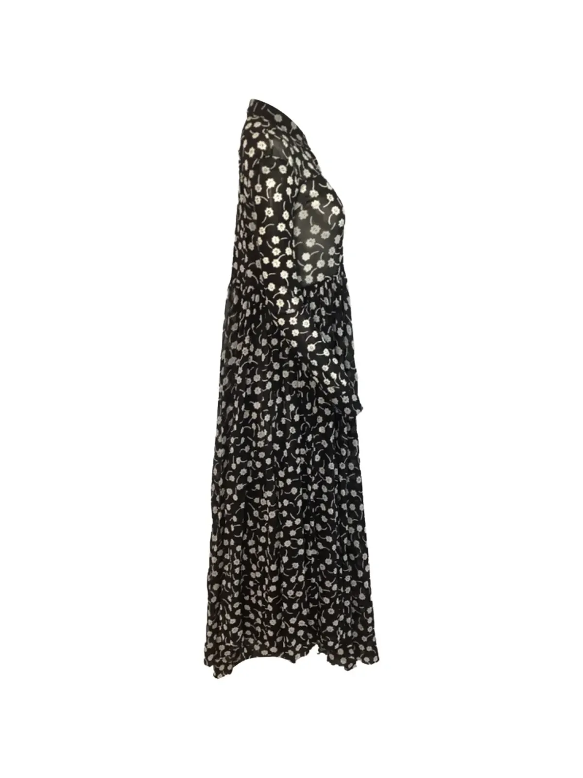 Jil Sander Pre-Owned 花柄プリントのシャツドレス - 画像3