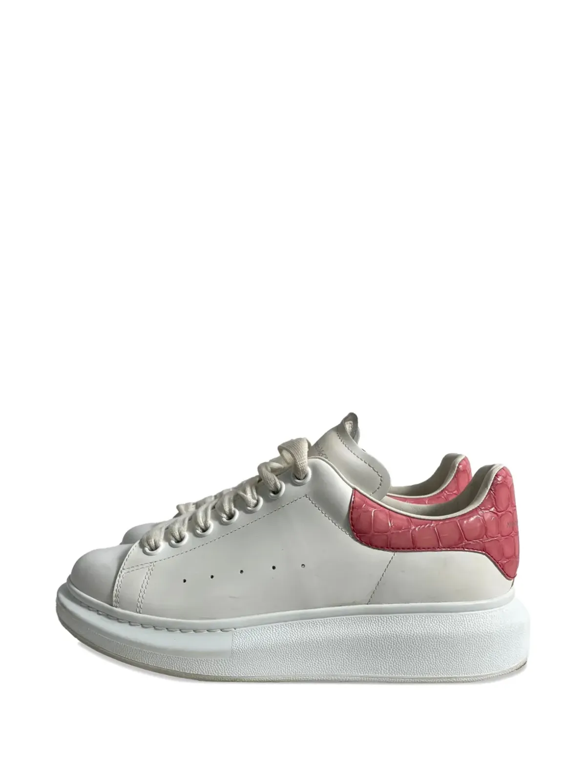 Alexander McQueen ビンテージ クロコダイル柄エンボススニーカー - 画像5