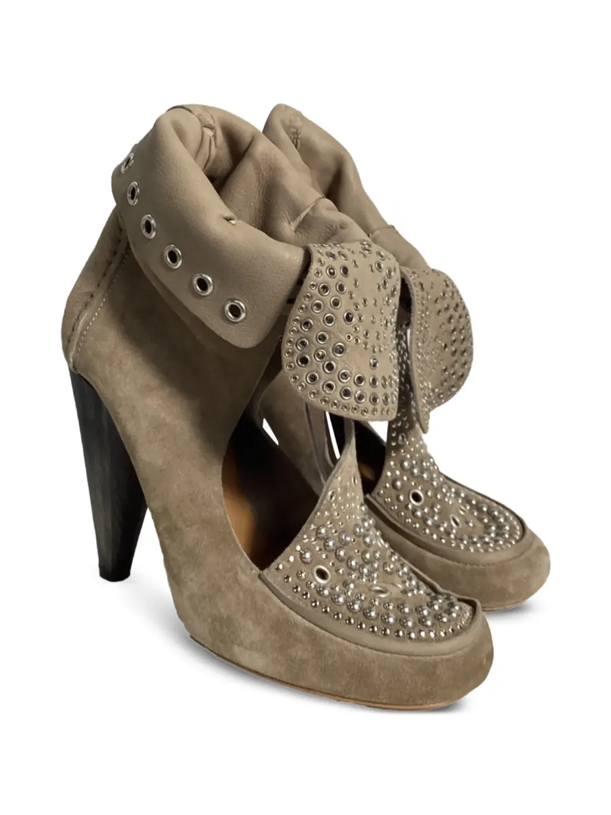 Isabel Marant Vintage モッサ カットアウト アンクルブーツ - 画像2