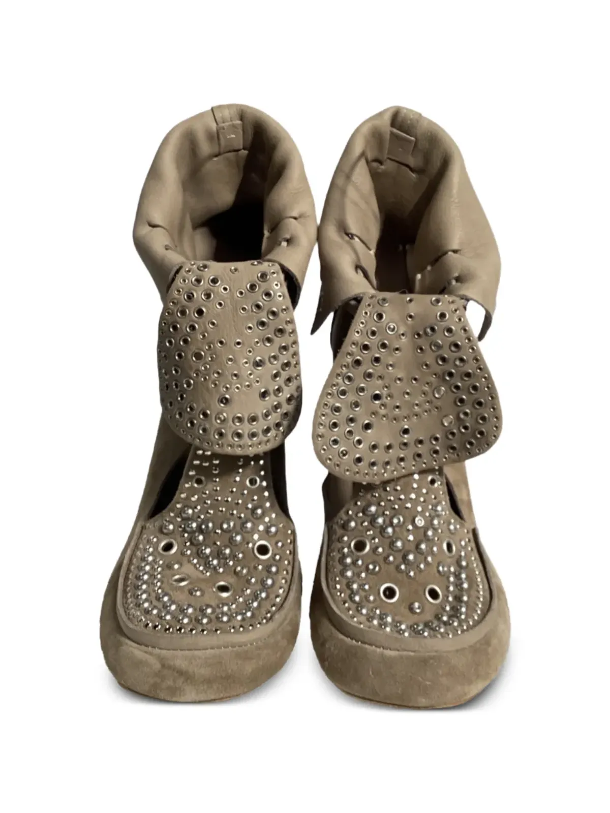 Isabel Marant Vintage モッサ カットアウト アンクルブーツ - 画像3
