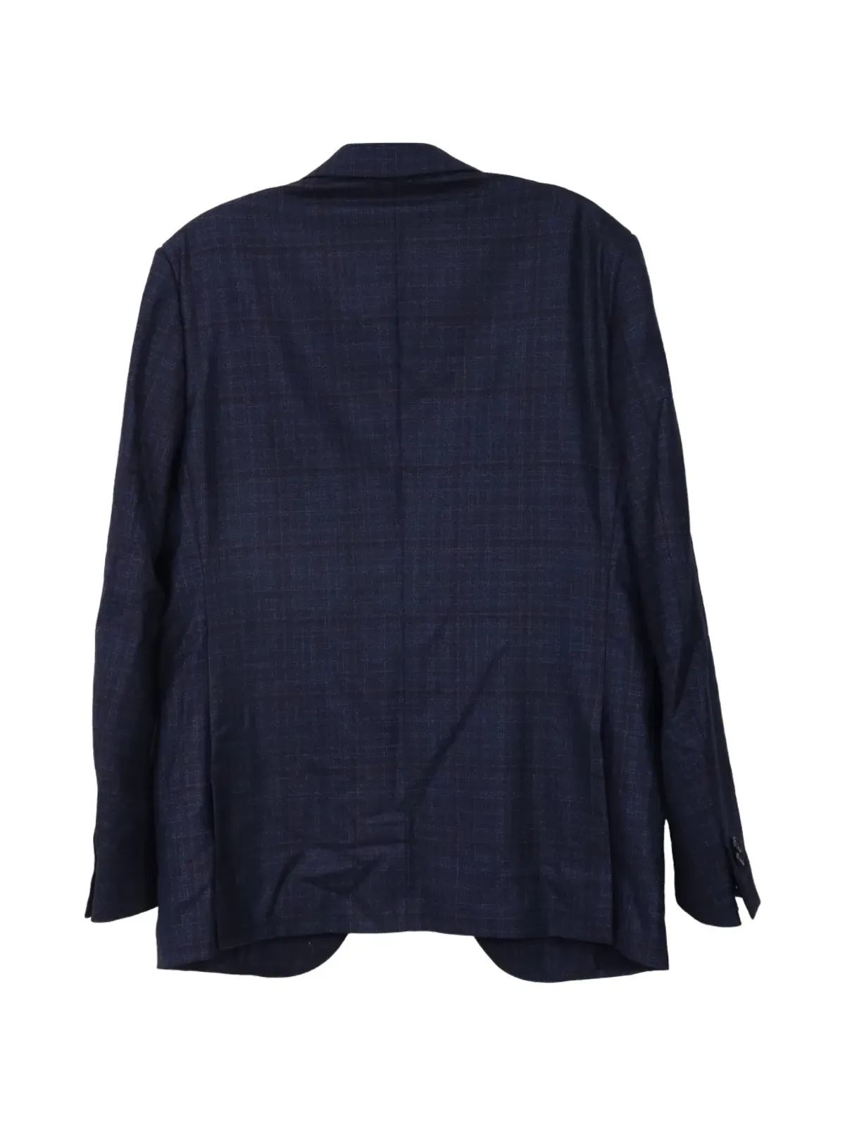 Ermenegildo Zegna Vintage チェック柄ウールブレザー（シングルブレスト） - ブルー - 画像2