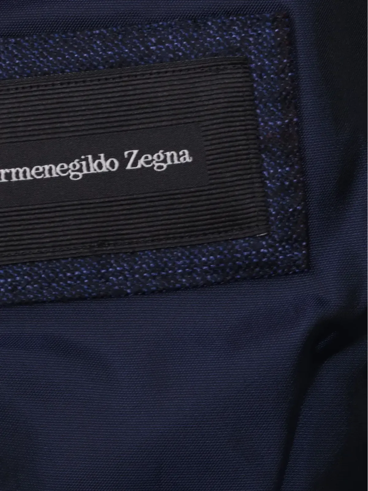 Ermenegildo Zegna Vintage チェック柄ウールブレザー（シングルブレスト） - ブルー - 画像3