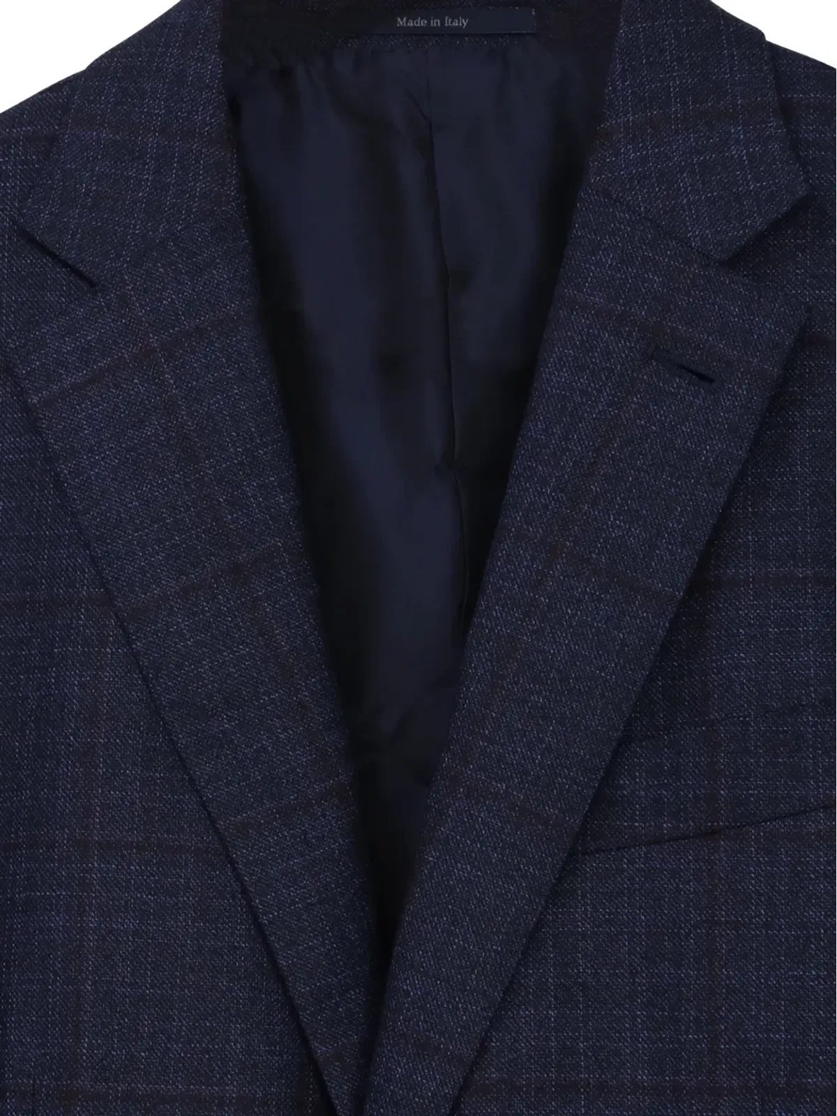Ermenegildo Zegna Vintage チェック柄ウールブレザー（シングルブレスト） - ブルー - 画像4