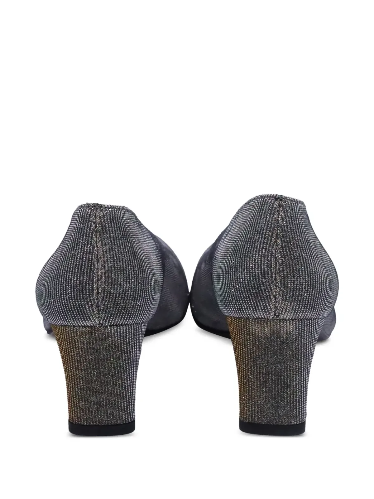 Stuart Weitzman ラウンドトゥパンプス - ゴールド - 画像3