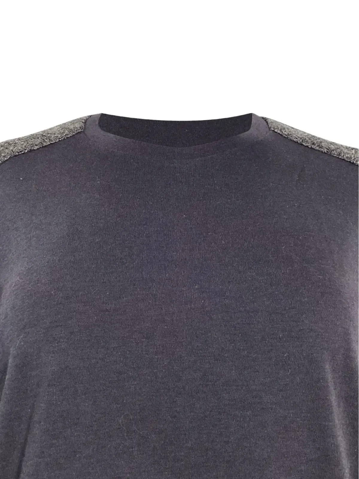 Giorgio Armani ビンテージ カラーブロック長袖トップ（ブルー） - 画像4