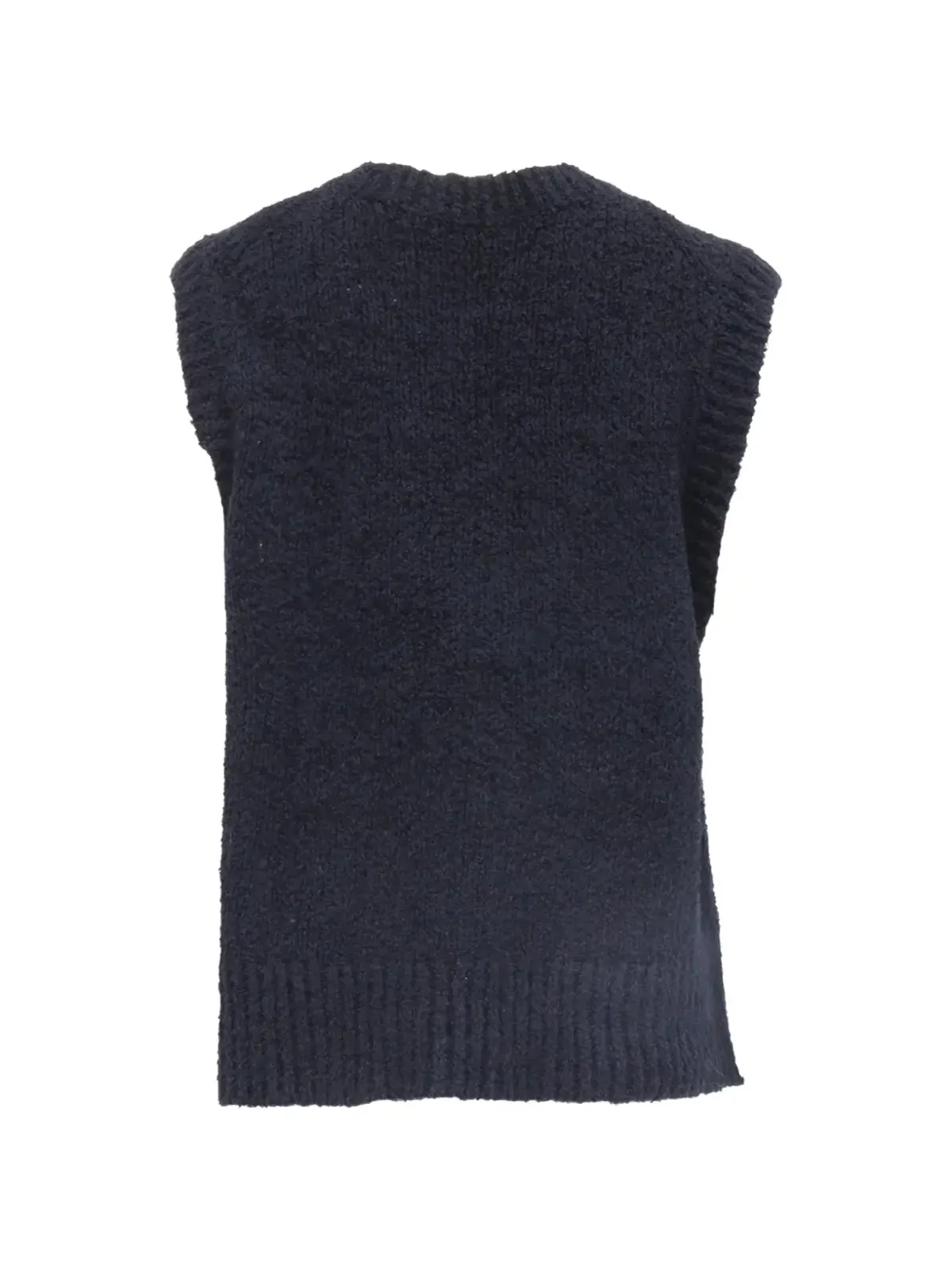 Theory V-neck knitted vest - Blue - 画像2