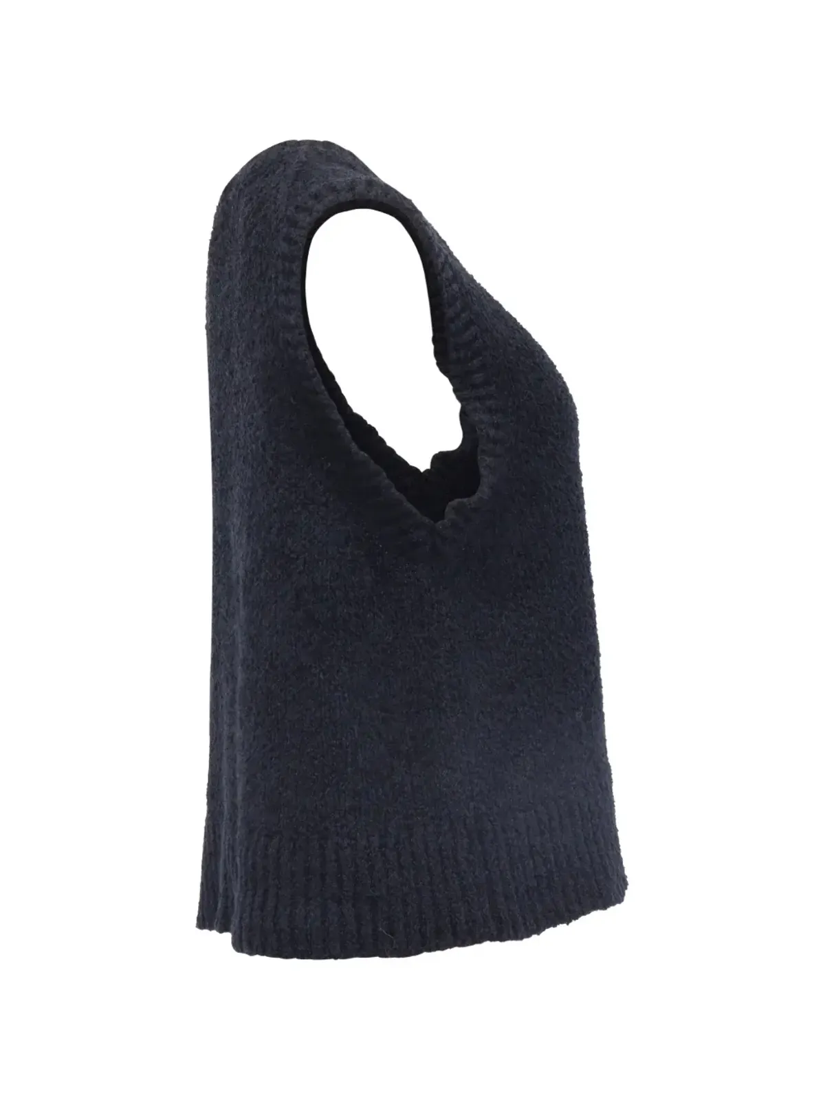 Theory V-neck knitted vest - Blue - 画像3