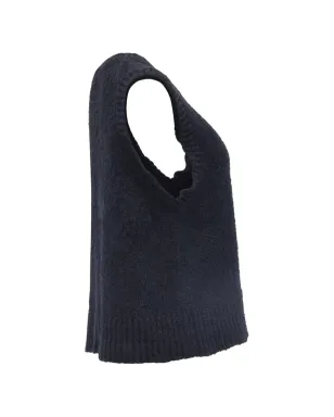 Theory V-neck knitted vest - Blue - サムネイル3