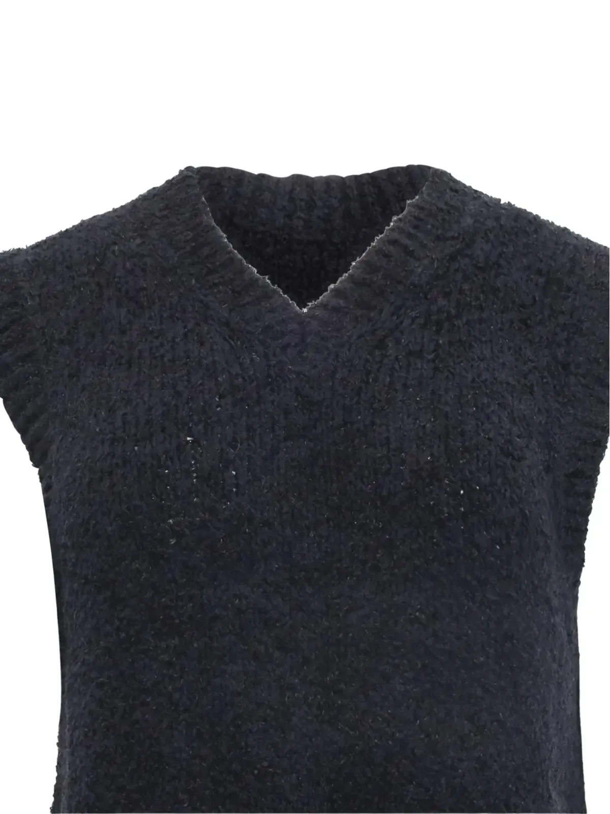 Theory V-neck knitted vest - Blue - 画像4