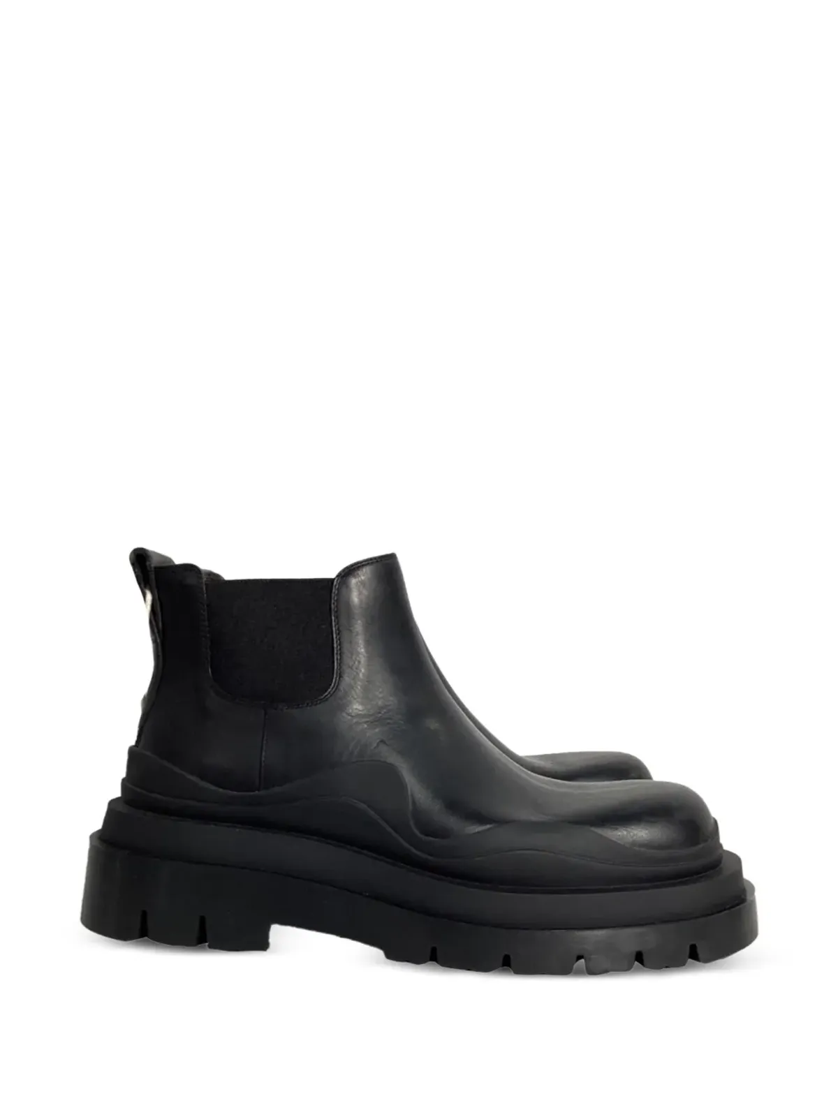 Bottega Veneta ビンテージ ブラック チェルシー ブーツ - 画像1