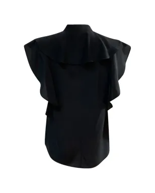 Givenchy Pre-Owned ノースリーブフリルブラウス - サムネイル2