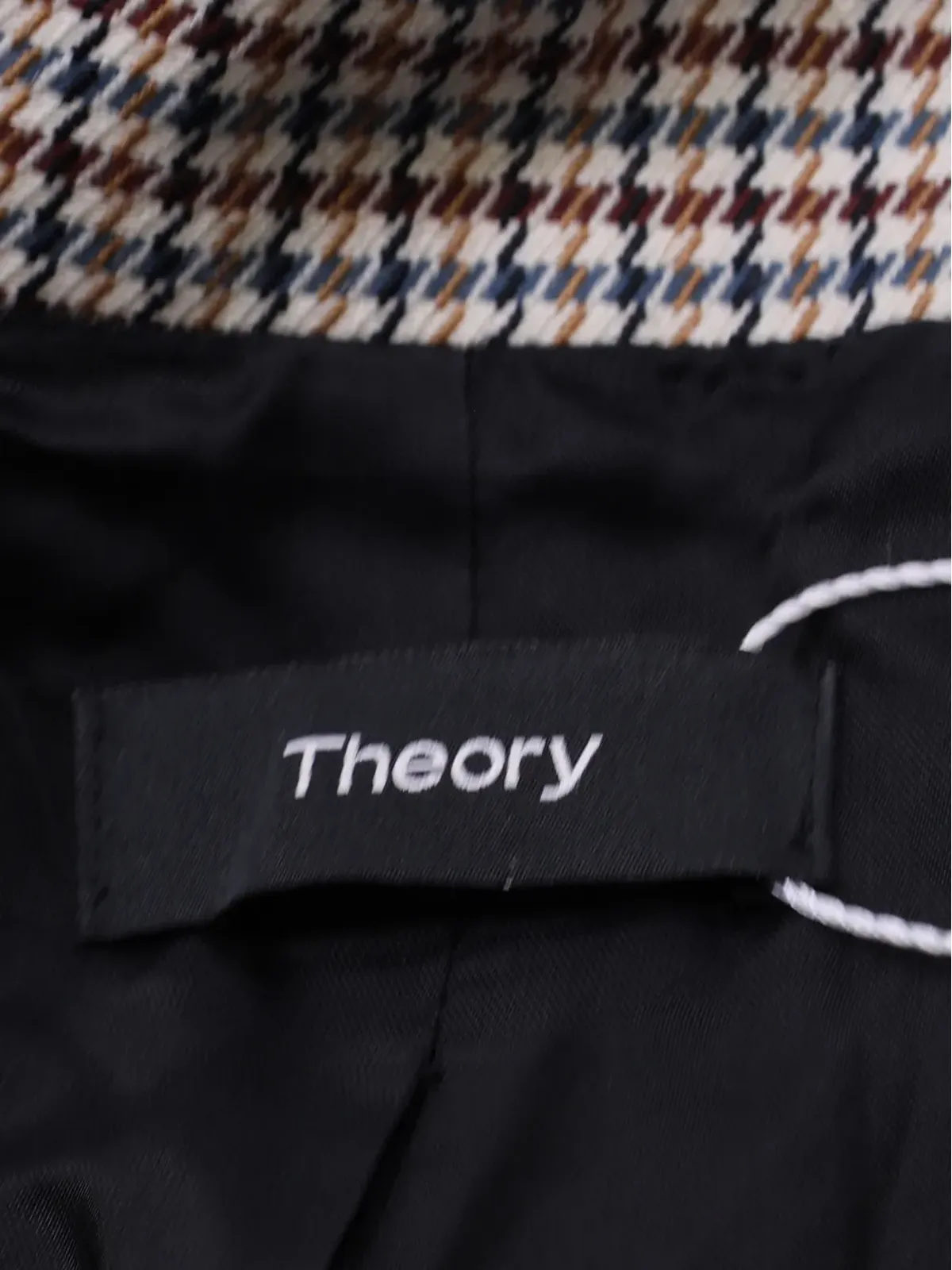Theory ハウンドトゥース柄ブレザー - 画像5
