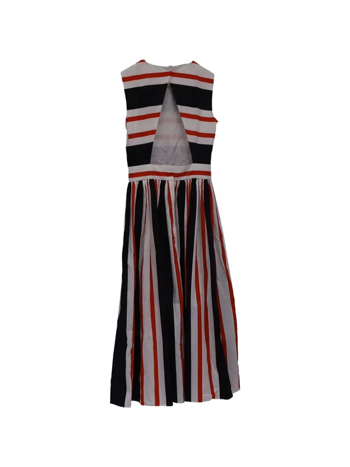 Dolce & Gabbana Pre-Owned ストライプ柄ミディドレス - 画像2