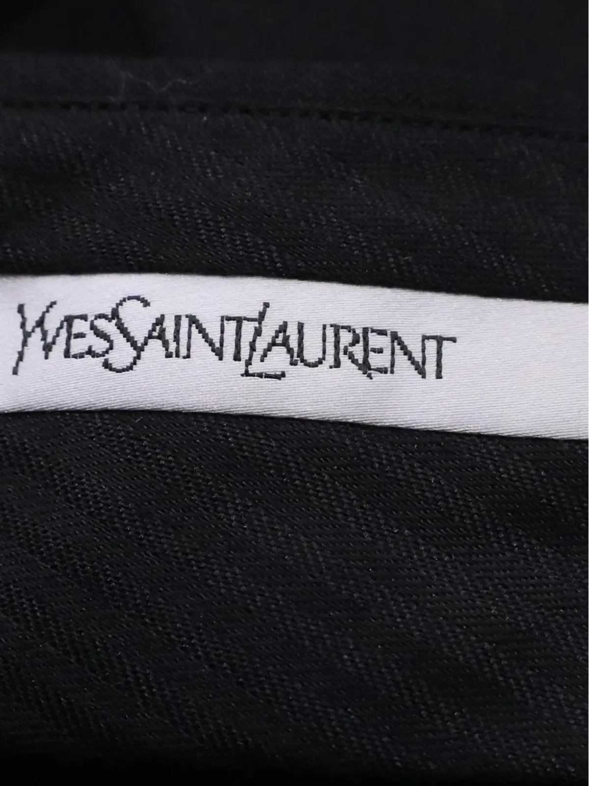 Saint Laurent Pre-Owned ビンテージ ウールパンツ（ブラック） - 画像3