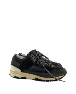 Lanvin Pre-Owned レザー スニーカー - ブラック - サムネイル1