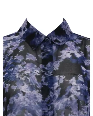 Altuzarra Chika floral-print shirt - Purple - サムネイル4