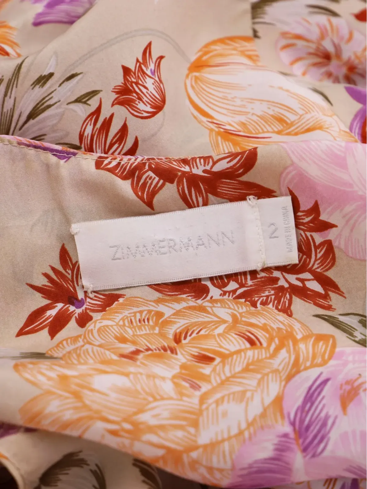 ZIMMERMANN ラップ花柄プリント マキシドレス - 画像4