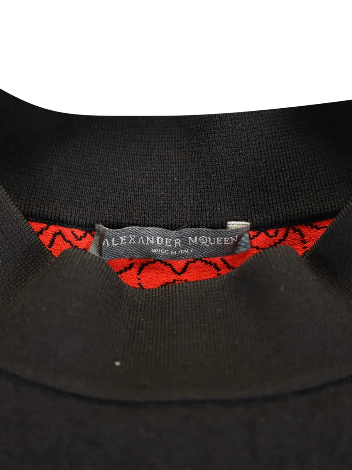 Alexander McQueen Pre-Owned ストライプディテール・モックネック・ドレス - ブラック - 画像4