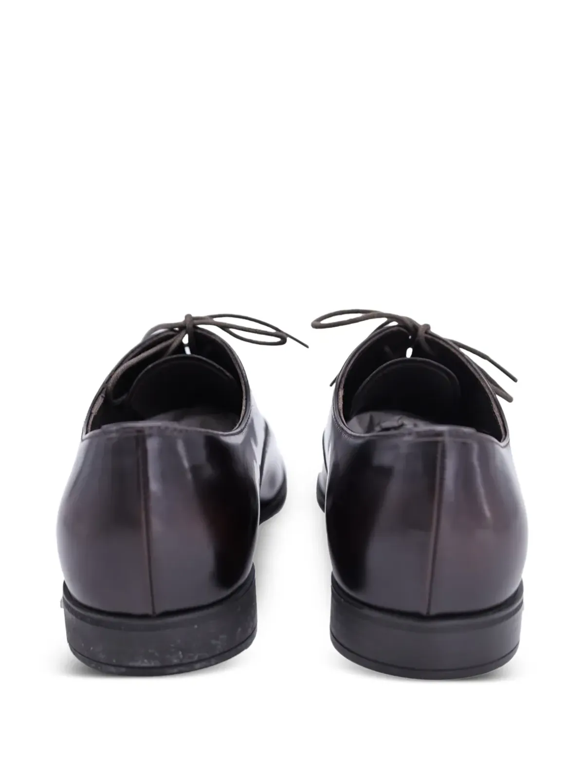 Prada ビンテージ レザー オックスフォードシューズ - Brown - 画像2